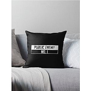 Public Enemy No. 1 Throw Pillow