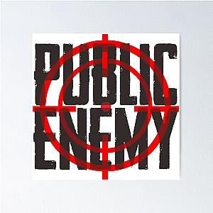 Public Enemy Target Logo Poster