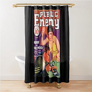 Public Enemy - Murder In Hollywood   Shower Curtain