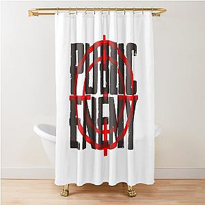 Public Enemy Target Logo Shower Curtain