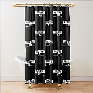 Public Enemy No. 1 Shower Curtain