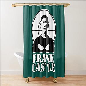 Frank Castle Public Enemy   Shower Curtain