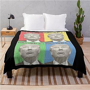 Public Enemy x 4   Throw Blanket