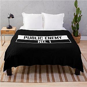 Public Enemy No. 1 Throw Blanket