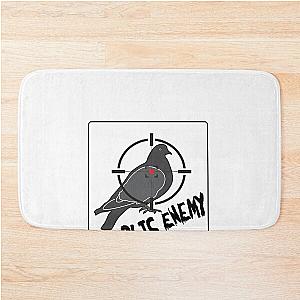 Public Enemy No. 1. Pigeon! Bath Mat