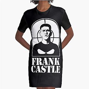 Frank Castle Public Enemy Graphic T-Shirt Dress