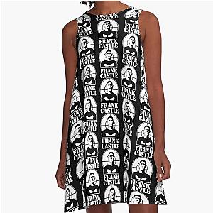 Frank Castle Public Enemy   A-Line Dress