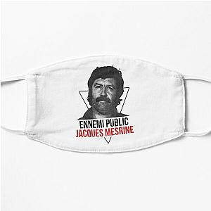 Jacques Mesrine T-shirt - France's Public Enemy Number One Flat Mask