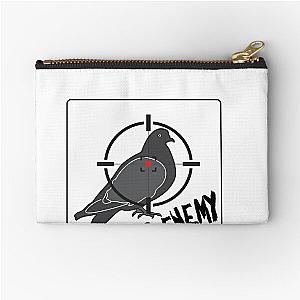 Public Enemy No. 1. Pigeon! Zipper Pouch