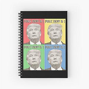 Public Enemy x 4   Spiral Notebook