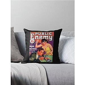 Public Enemy - Murder In Hollywood   Throw Pillow