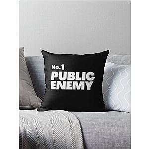 no.1 public enemy Throw Pillow