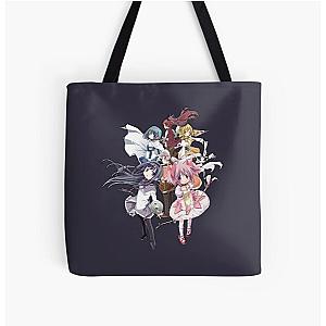 Music Vintage Retro Puella Magi Madoka Magica Gifts For Fans All Over Print Tote Bag
