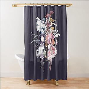 Music Vintage Retro Madoka Magica Gifts For Music Fans Shower Curtain