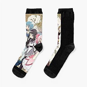 Gift Idea for Puella Magi Madoka Magica Fans with Music Socks