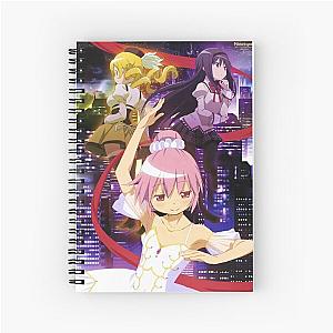 Mahou Shoujo Madoka☆Magica movie anime poster  Spiral Notebook