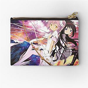 madoka and godoka galaxy Zipper Pouch