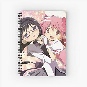 madoka magica madoka and homura Spiral Notebook