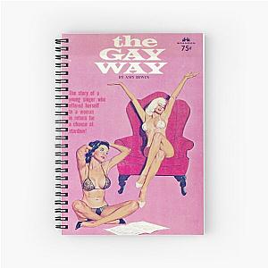 The Gay Way - 60s Pulp Fiction Spiral Notebook