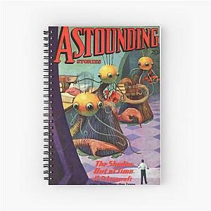 H.P Lovecraft in Astounding Stories Pulp Fiction Spiral Notebook