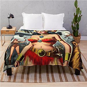 Vintage Pulp Warrior Blanket