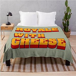 Pulp Fiction Royale with Cheese Throw Blanket