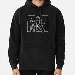 Pulp Fiction Mia Wallace Line Aesthetic Illustration Hoodie
