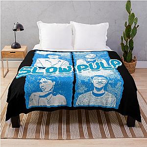 Vintage Close Up Photo Slow Pulp Throw Blanket