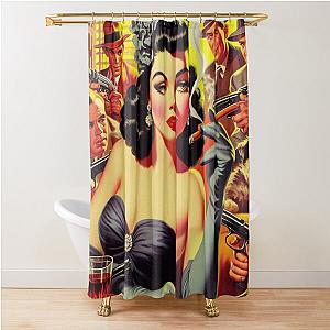 1950s Pulp Shower Curtain