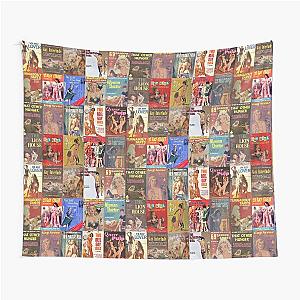 Vintage Lesbian Pulp Fiction Collage Tapestry