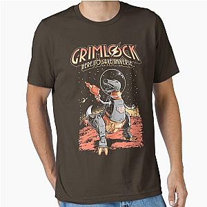 Space Pulp Robot Dinosaur Hero T-Shirt
