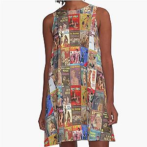 Vintage Lesbian Pulp Fiction A-Line Dress