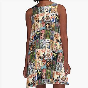 Vintage Gay Pulp Fiction A-Line Dress