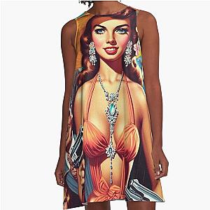 Retro A-Line Girl Dress