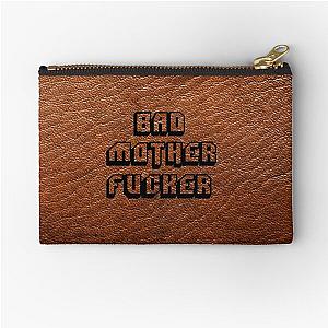 Bad Motherfucker Leather Pulp Fiction Zipper Pouch