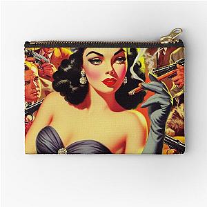 1950s Pulp Zipper Pouch