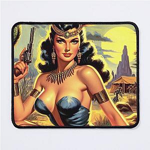 Pulp Fantasy Woman Mouse Pad