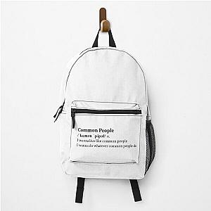 Pulp Rock Band Lyrics Backpack