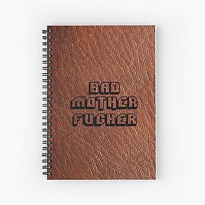 Bad Motherfucker Leather Pulp Fiction Spiral Notebook