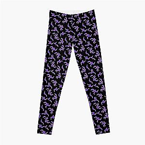 Purpled Leggings - Black Purpled Leggings RB1908