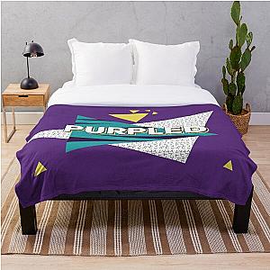 Purpled Blanket - Purpled Retro Gamer Art Throw Blanket RB1908