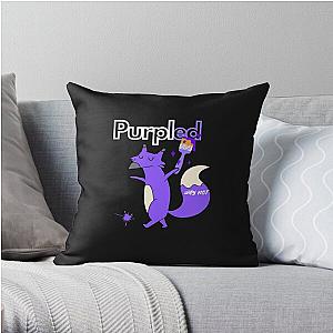 Purpled Pillows - Purpled fox Throw Pillow RB1908