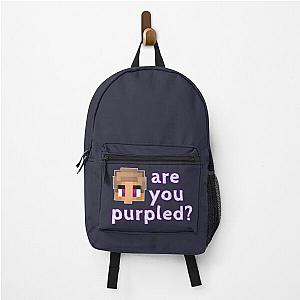 Purpled Backpacks - Purpled Minecraft Quotes Backpack RB1908