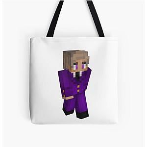 Purpled Bags - Purpled Minecraft All Over Print Tote Bag RB1908