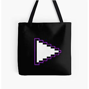 Purpled Bags - Purpled funny gamer All Over Print Tote Bag RB1908