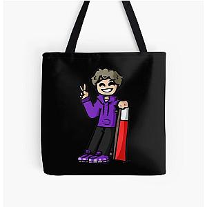 Purpled Bags - Purpled All Over Print Tote Bag RB1908