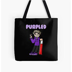 Purpled Bags - Purpled All Over Print Tote Bag RB1908