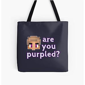 Purpled Bags - Purpled Minecraft Quotes All Over Print Tote Bag RB1908