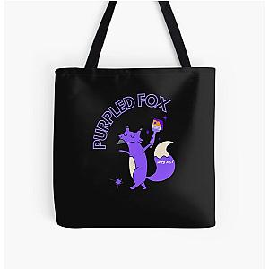 Purpled Bags - Purpled fox All Over Print Tote Bag RB1908