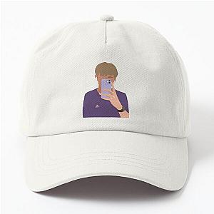 Purpled Hats & Caps - Purpled outline design  Dad Hat RB1908